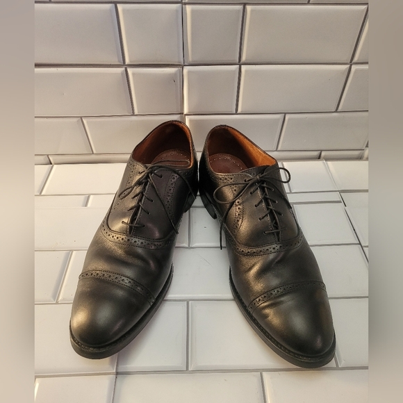 ALLEN EDMONDS VAN NESS Men’s Black Leather Cap Toe Oxford Dress Shoe Size  11C main image 8